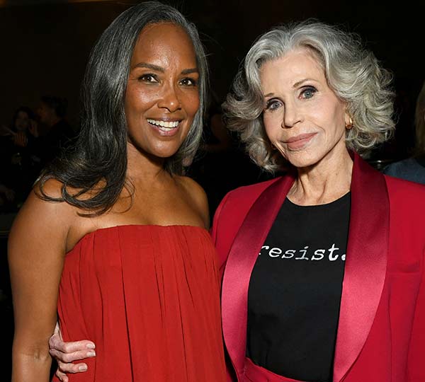 two famous actresses half body shot
